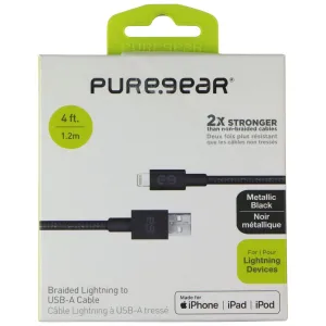 Puregear (4-Ft) Braided Lightning 8-Pin To Usb Charge And Sync Cable - Black Best Price Today
