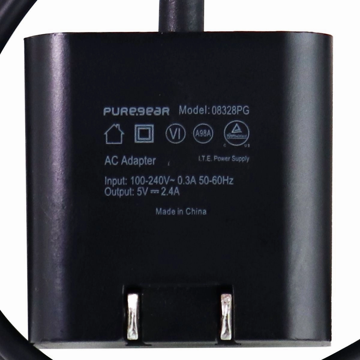 Today Only Hot Sale Grab the Deal Now Puregear 12W (5-Ft) Lightning 8-Pin Wired Wall Charger For Iphone/Ipad - Black