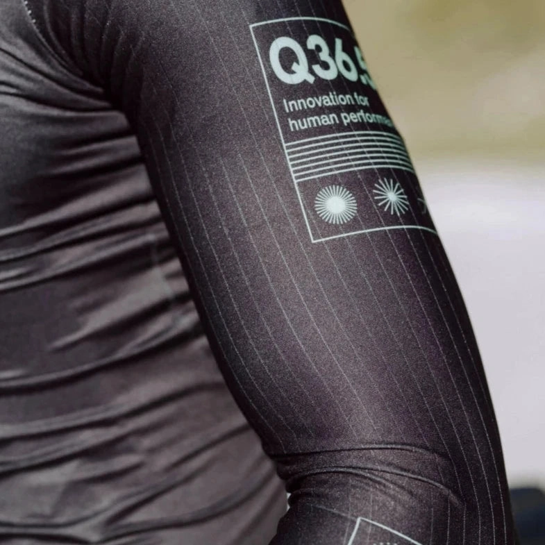 Q36.5 Gregarius Hybrid Aeroflow long sleeves jersey - Black