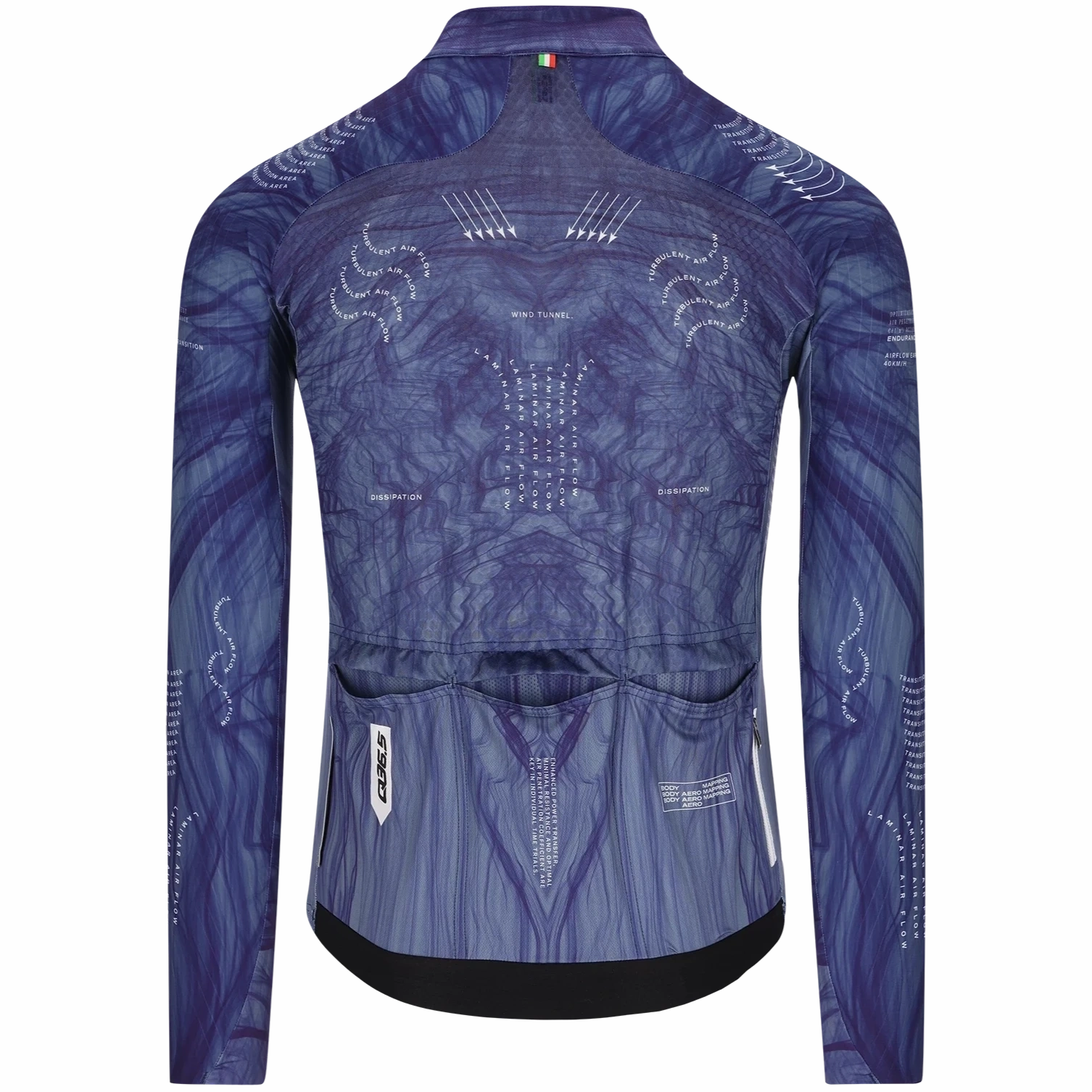 Q36.5 Gregarius Hybrid Aeroflow long sleeves jersey - Blue