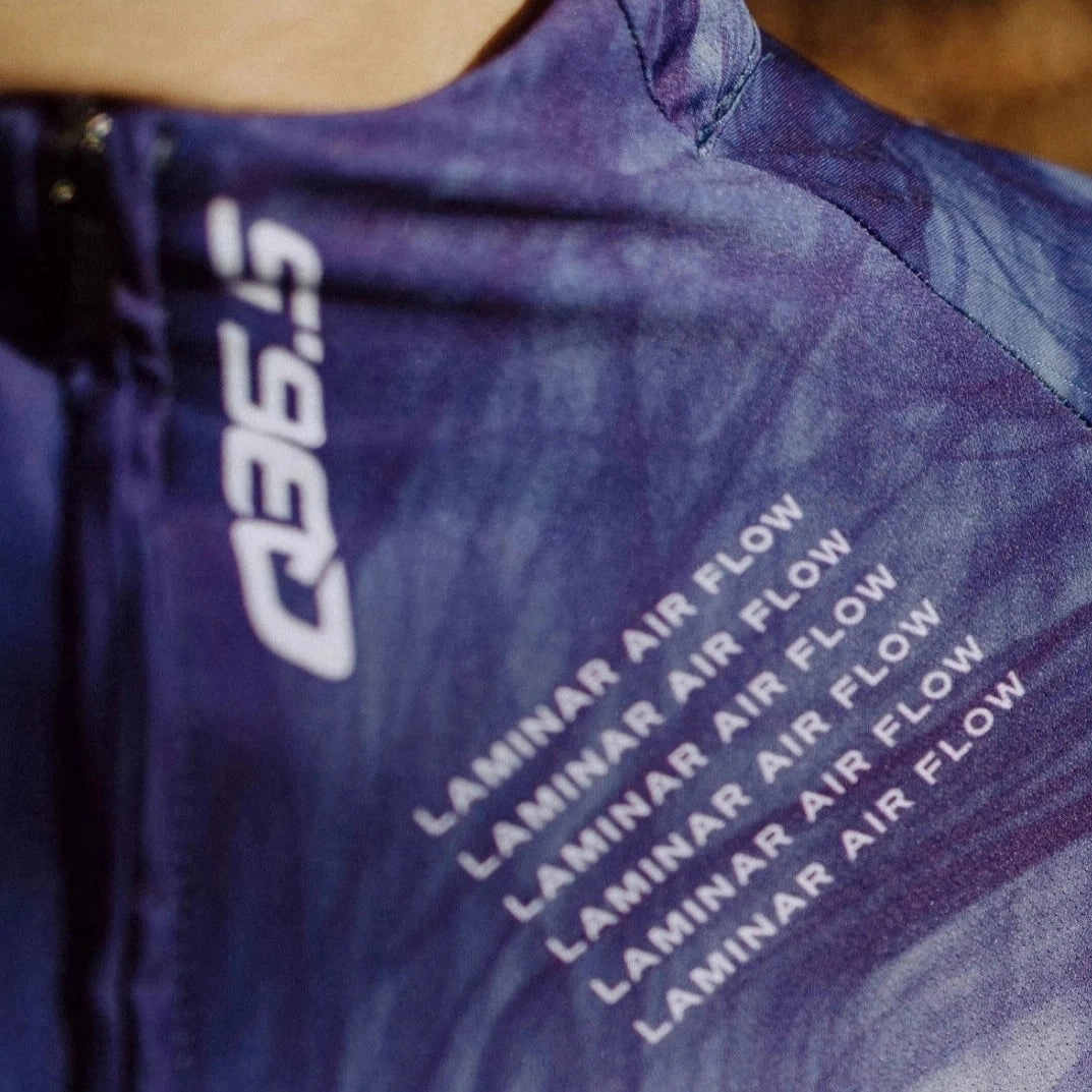 Q36.5 Gregarius Hybrid Aeroflow long sleeves jersey - Blue