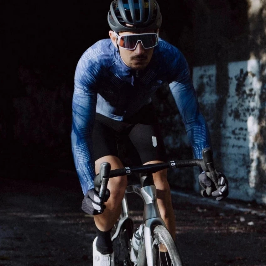 Q36.5 Gregarius Hybrid Aeroflow long sleeves jersey - Blue