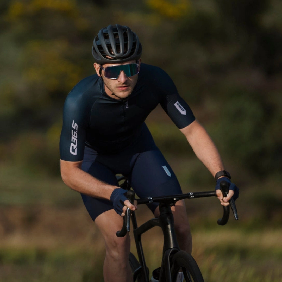 Q36.5 Gregarius Pro bib shorts - Blue