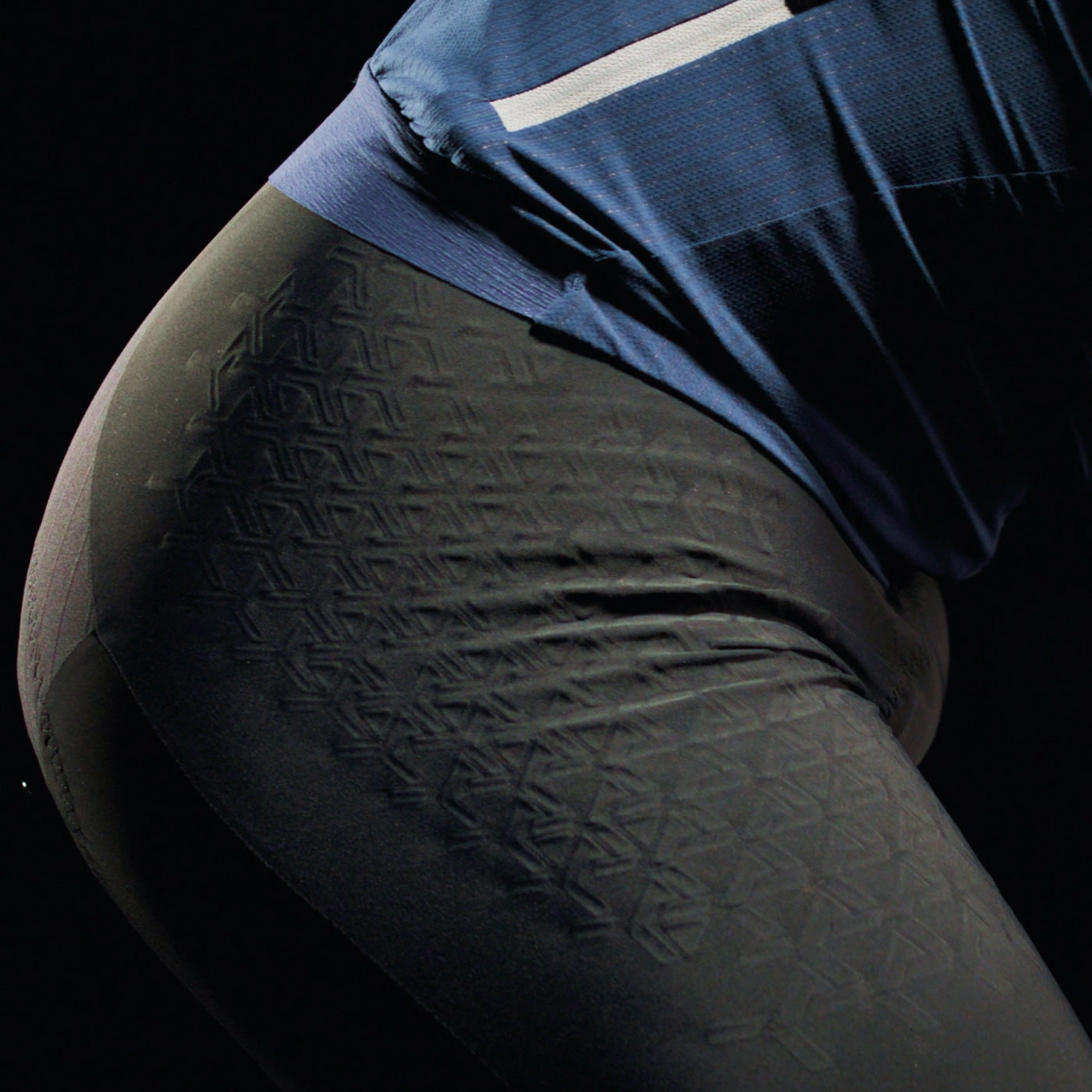 Q36.5 Grid Skin bibshort - Black