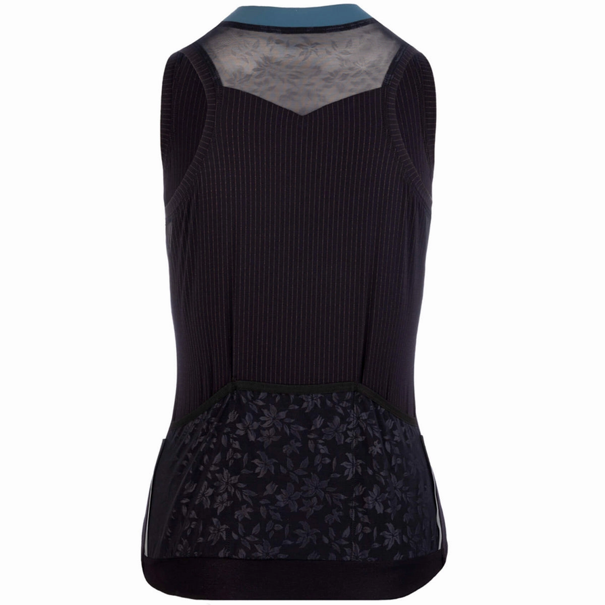 Q36.5 L1 Lady Pinstripe sleeveless women jersey - Black