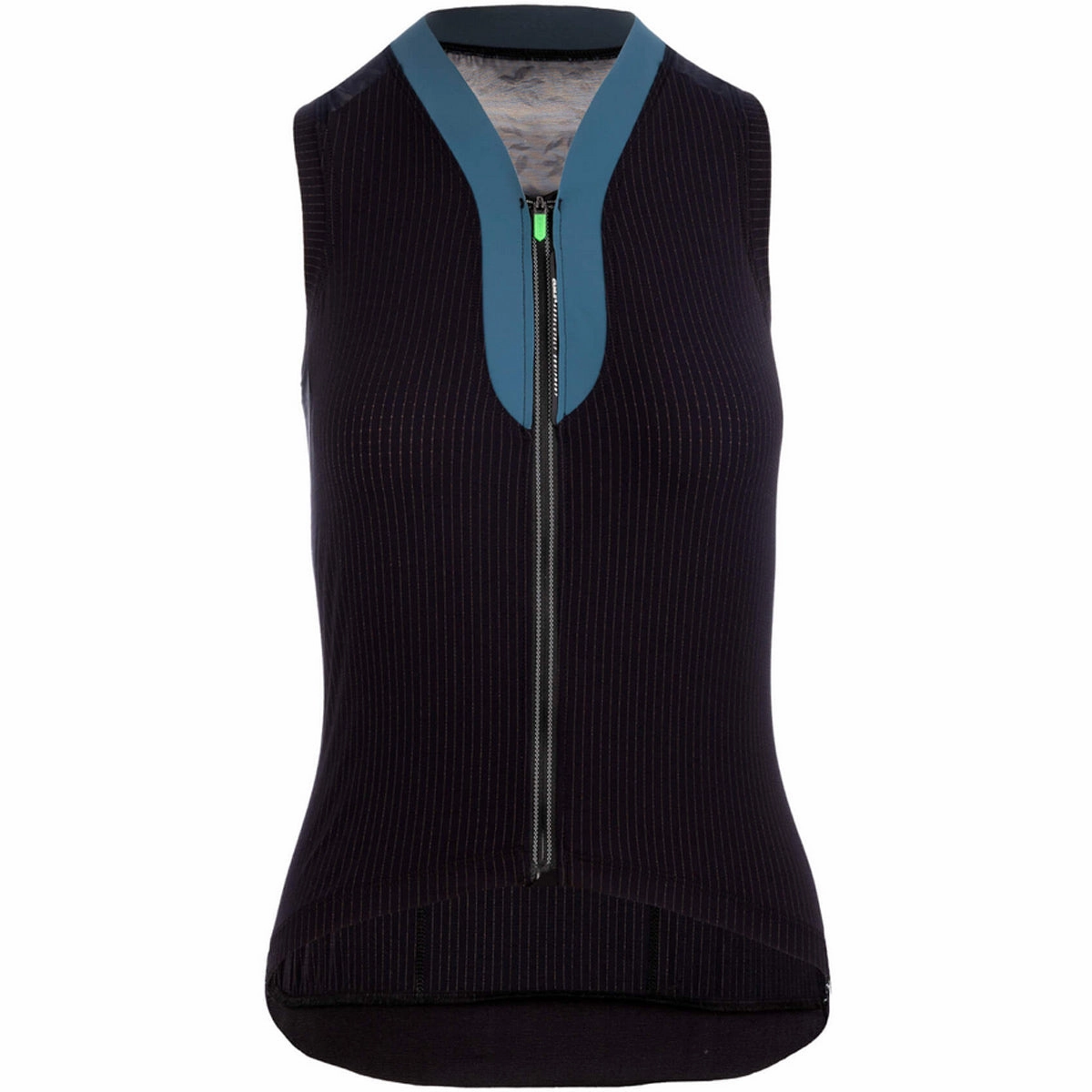 Q36.5 L1 Lady Pinstripe sleeveless women jersey - Black