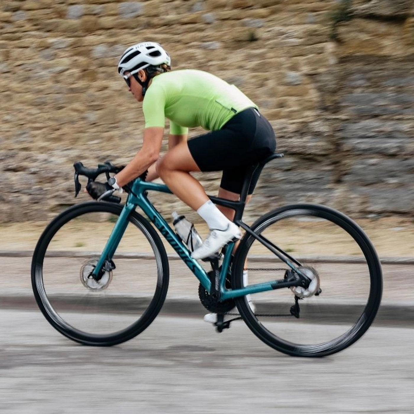Q36.5 L1 Pinstripe X women jersey - Lime