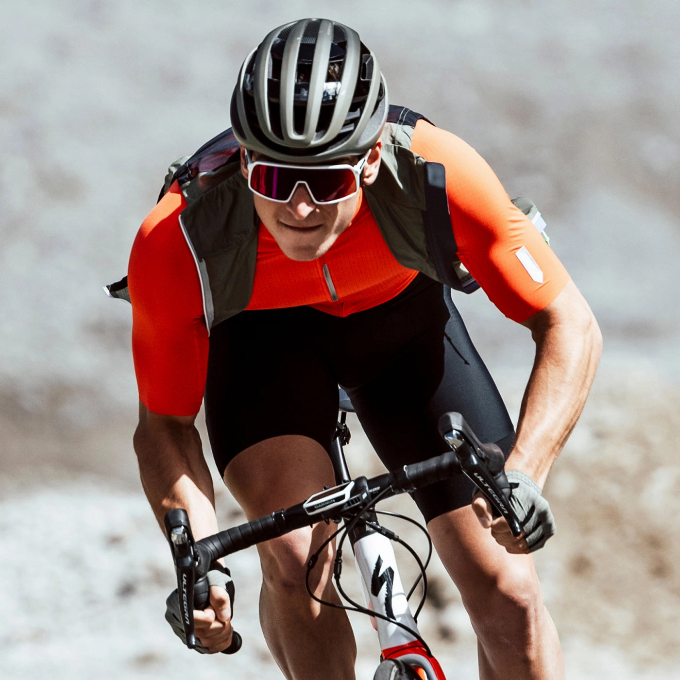 Q36.5 Pinstripe Pro jersey - Red