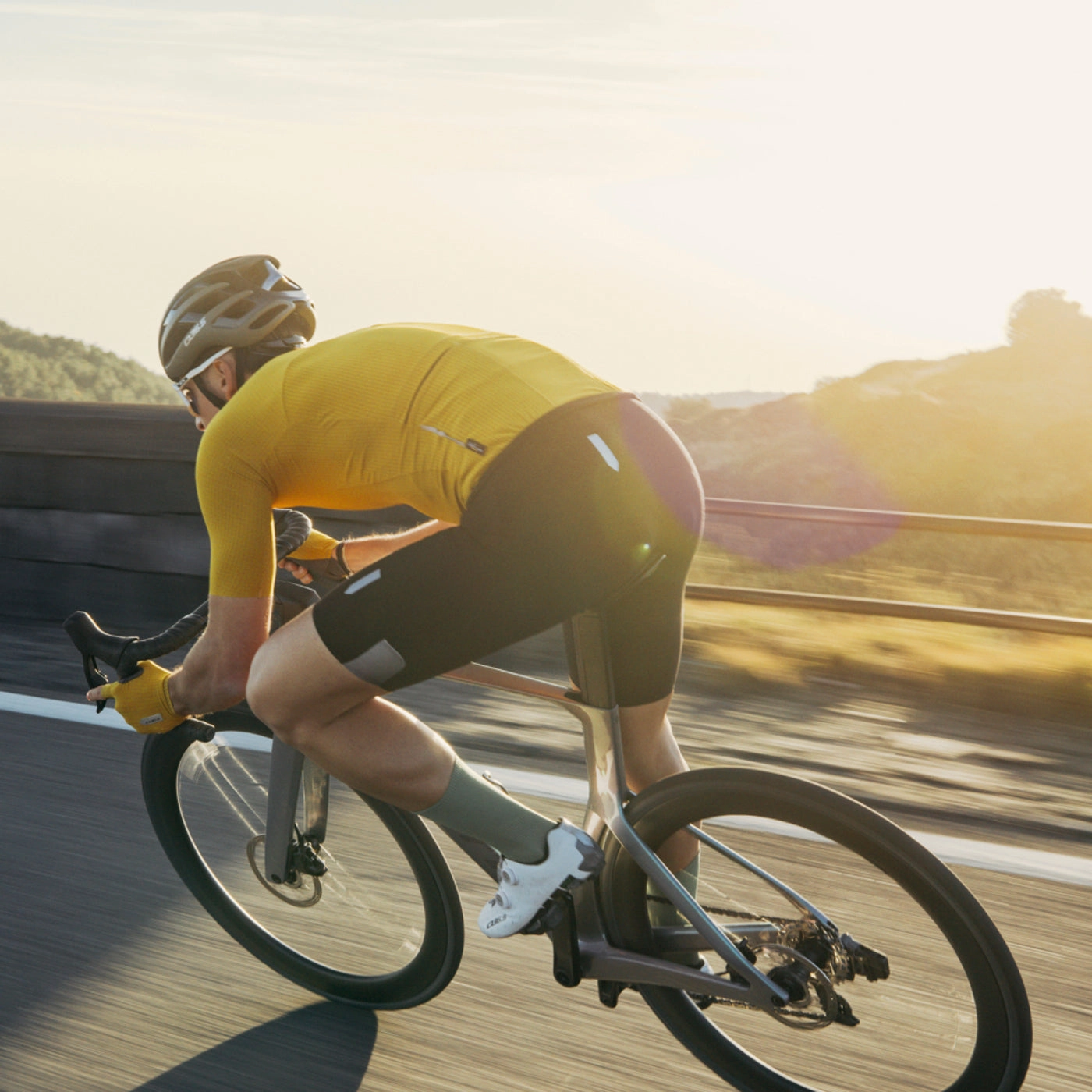 Q36.5 Pinstripe Pro jersey - Yellow