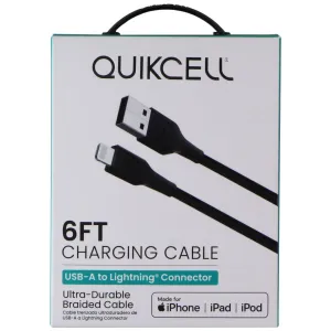 Weekend Flash Offer Hot Offer Frenzy Quikcell 6Ft Usb-A To Lightning 8-Pin Charging Cable - Black