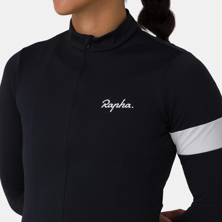 Rapha Core long sleeve women jersey - Black