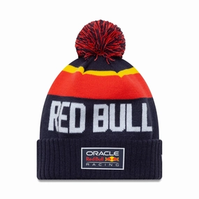 Red Bull Racing Wordmark Dark Blue Cuff Knit Beanie Hat Exclusive Holiday Deal Todays Special Savings