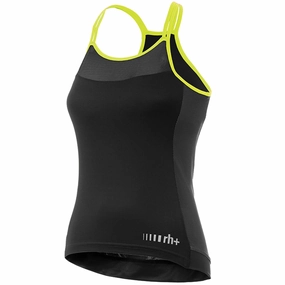 Rh  Aria Spaghetto women Top - Black yellow