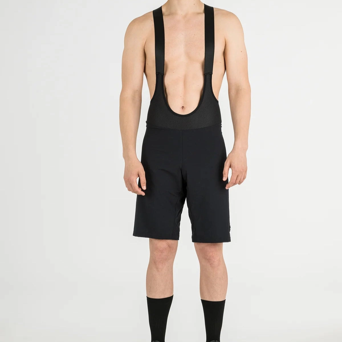 Rh  Baggy bib shorts - Black