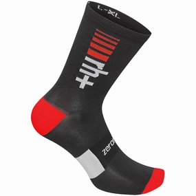 Rh  Logo 15 socks - Black red