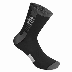 Rh  Logo Merino 15 socks - Black grey