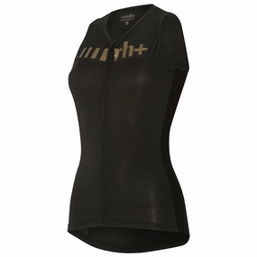Rh  Logo sleeveless women jersey - Black