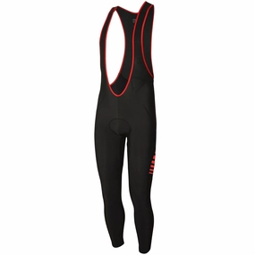 Rh  Winter Bibtight - Black Red