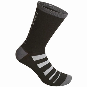 Rh  Zero Merino 20 socks - Black white