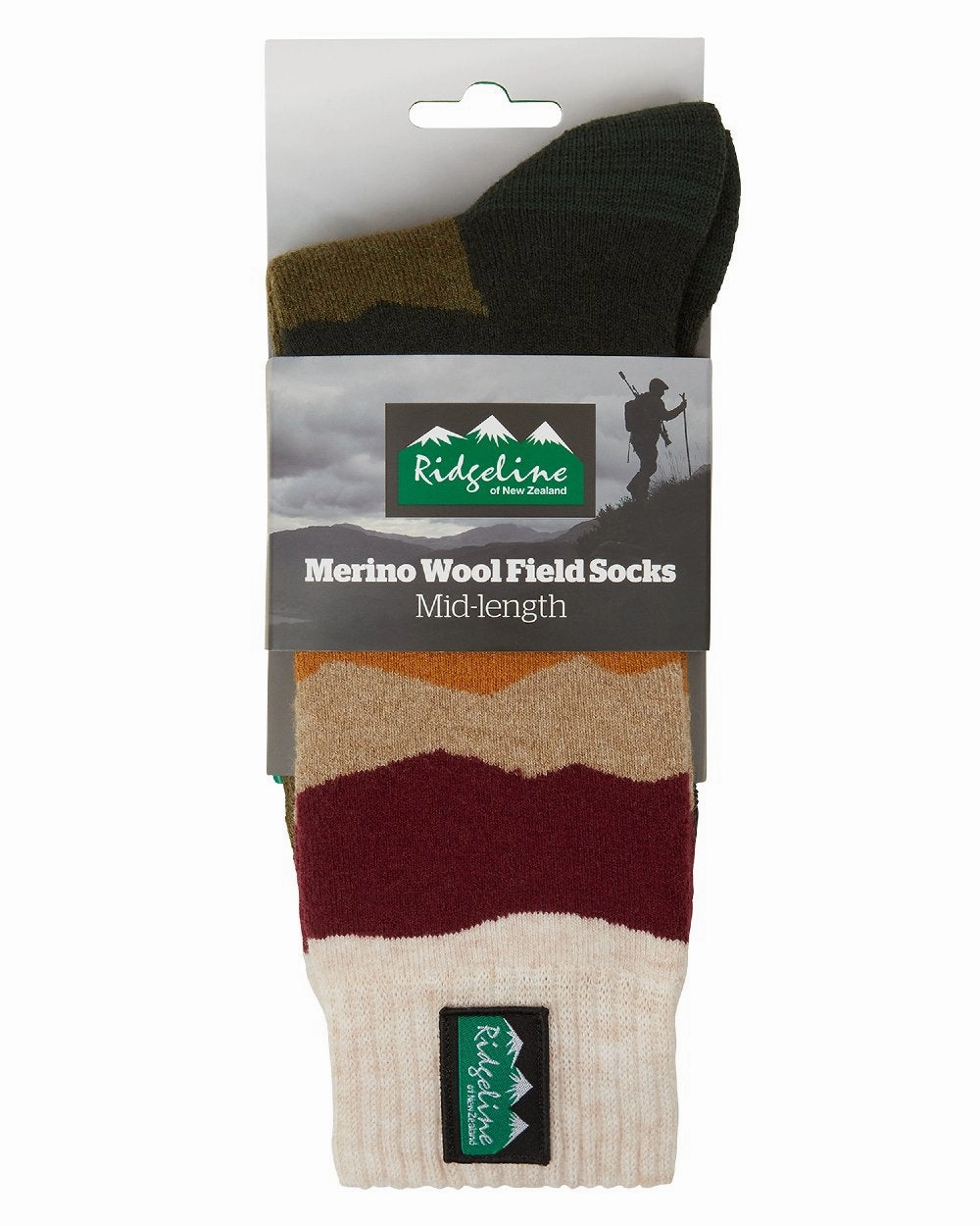 Ridgeline Merino Wool Mid Length Socks Clearance Sale Now