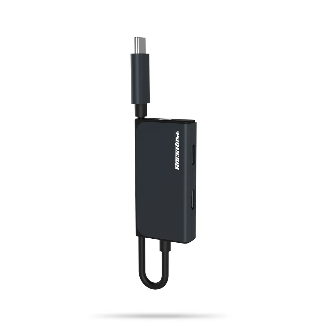 Dont Miss Hot Deals Rockrose Nexus 3-In-1 Audio Adapter With Pd Charging Port