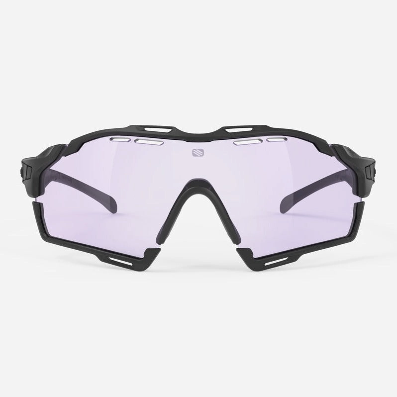 Rudy Cutline sunglasses - Black Matte ImpactX2 Laser Purple