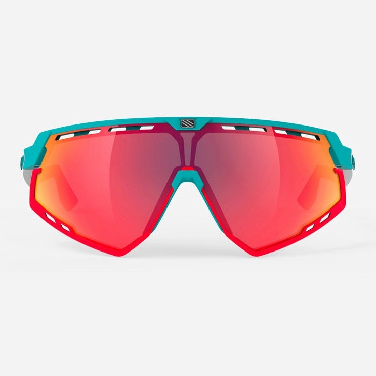 Rudy Defender sunglasses - Emerald White Matte Multilaser Red