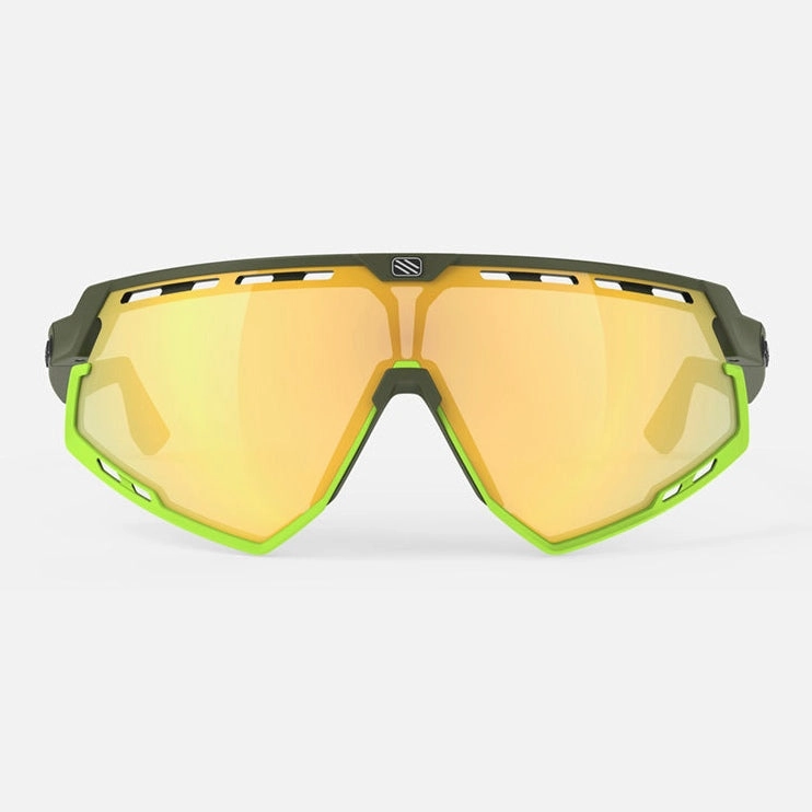 Rudy Defender sunglasses - Olive Matte Multilaser Yellow