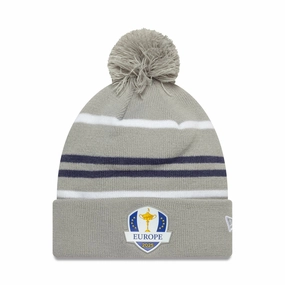 Weekend Sale Special Ryder Cup Europe 2025 Replica Friday Grey Cuff Knit Beanie Hat