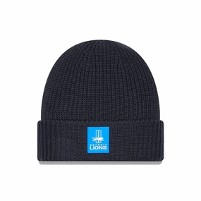 Detroit Lions Nfl Sideline Charcoal Cuff Knit Beanie Hat Trending Deals Today Limited Stock Alert