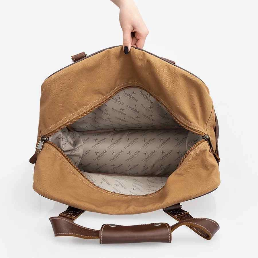 Thandana Wax Canvas Large Weekender Bag Save More Now Shop Smart Deals