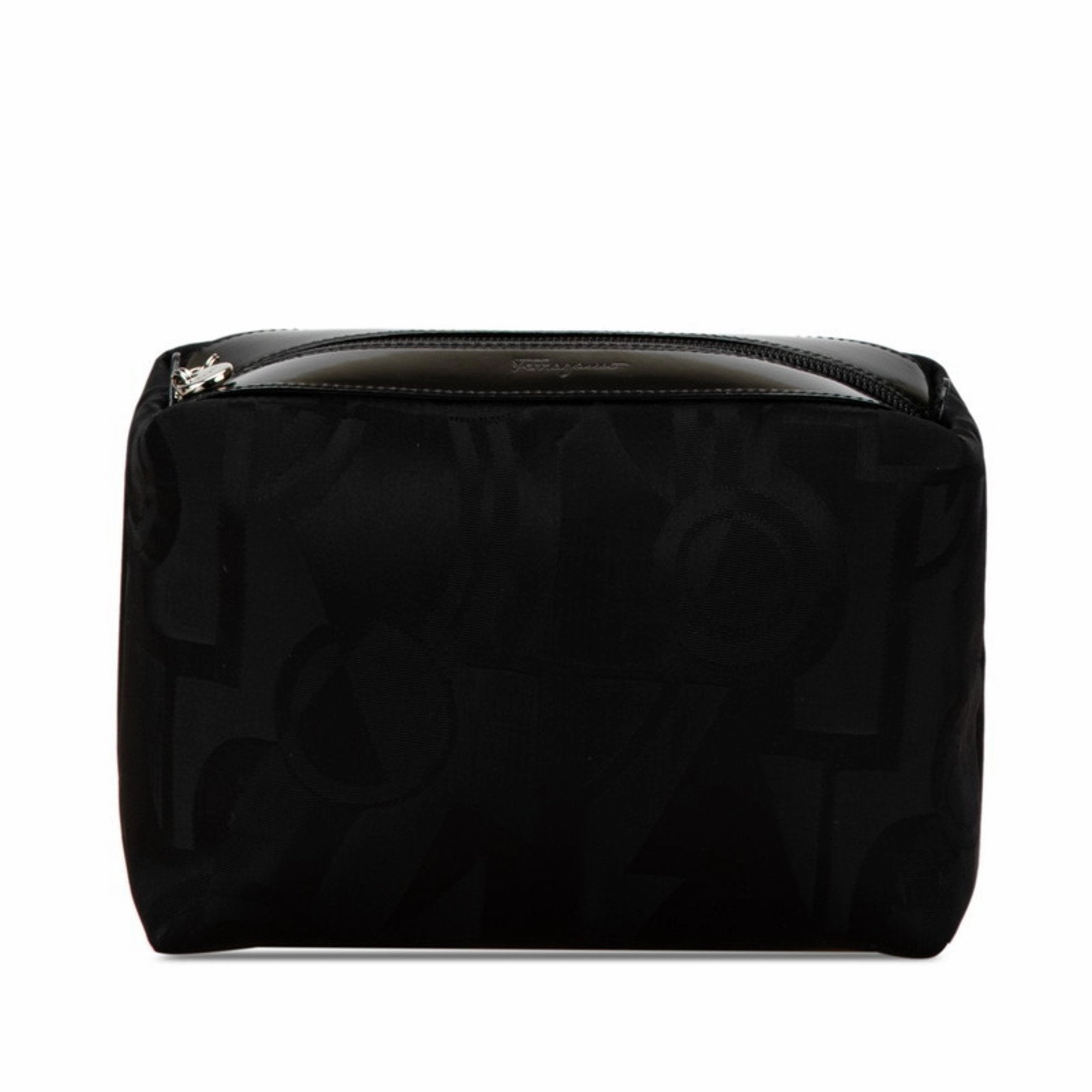 Grab Your Deal Today Today Only Offer Salvatore Ferragamo  Nylon Leather Pouch (Pre-Owned)