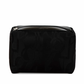 Grab Your Deal Today Today Only Offer Salvatore Ferragamo  Nylon Leather Pouch (Pre-Owned)