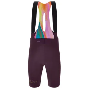 Santini Unico Edge bib short - Bordeaux