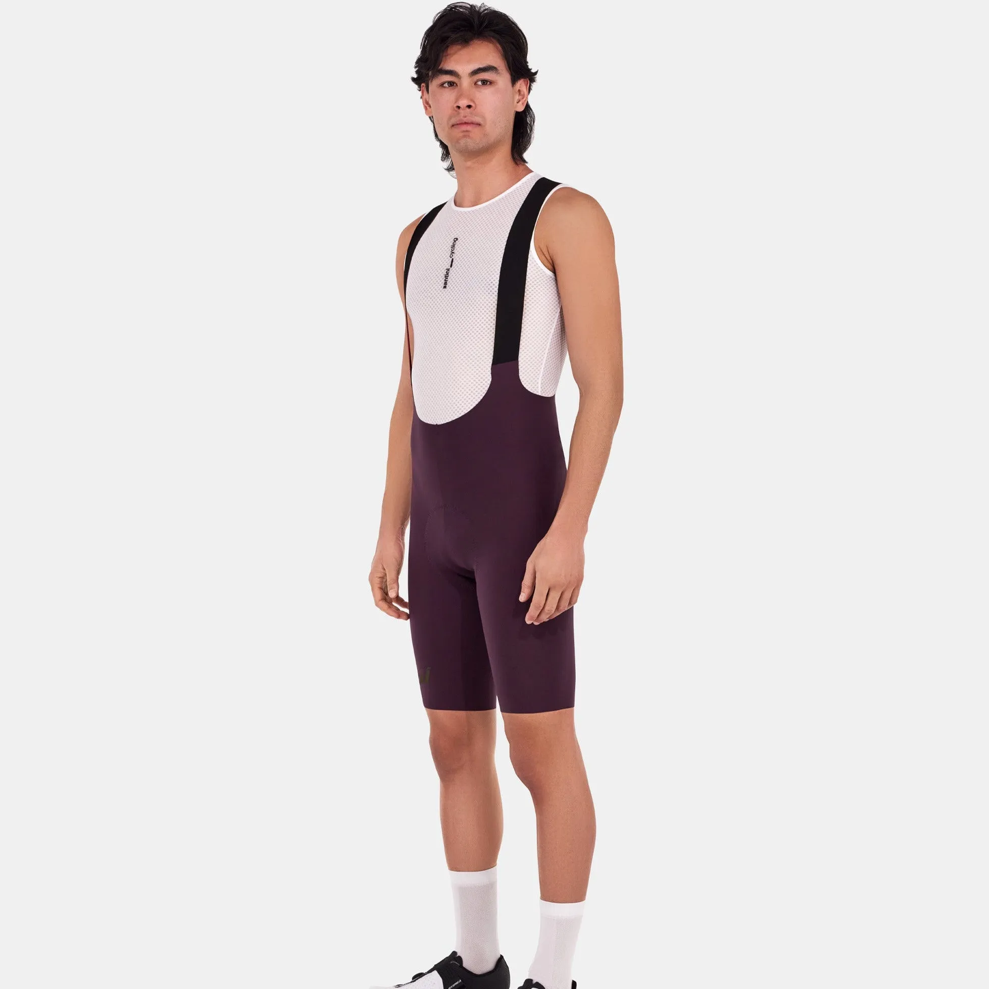 Santini Unico Edge bib short - Bordeaux