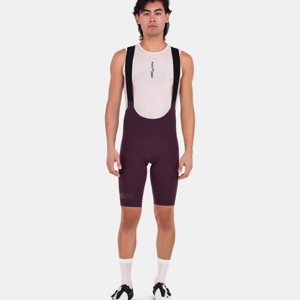Santini Unico Edge bib short - Bordeaux