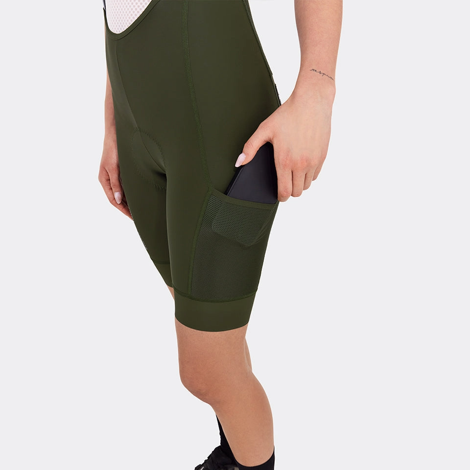 Santini Cargo women bibshort - Green