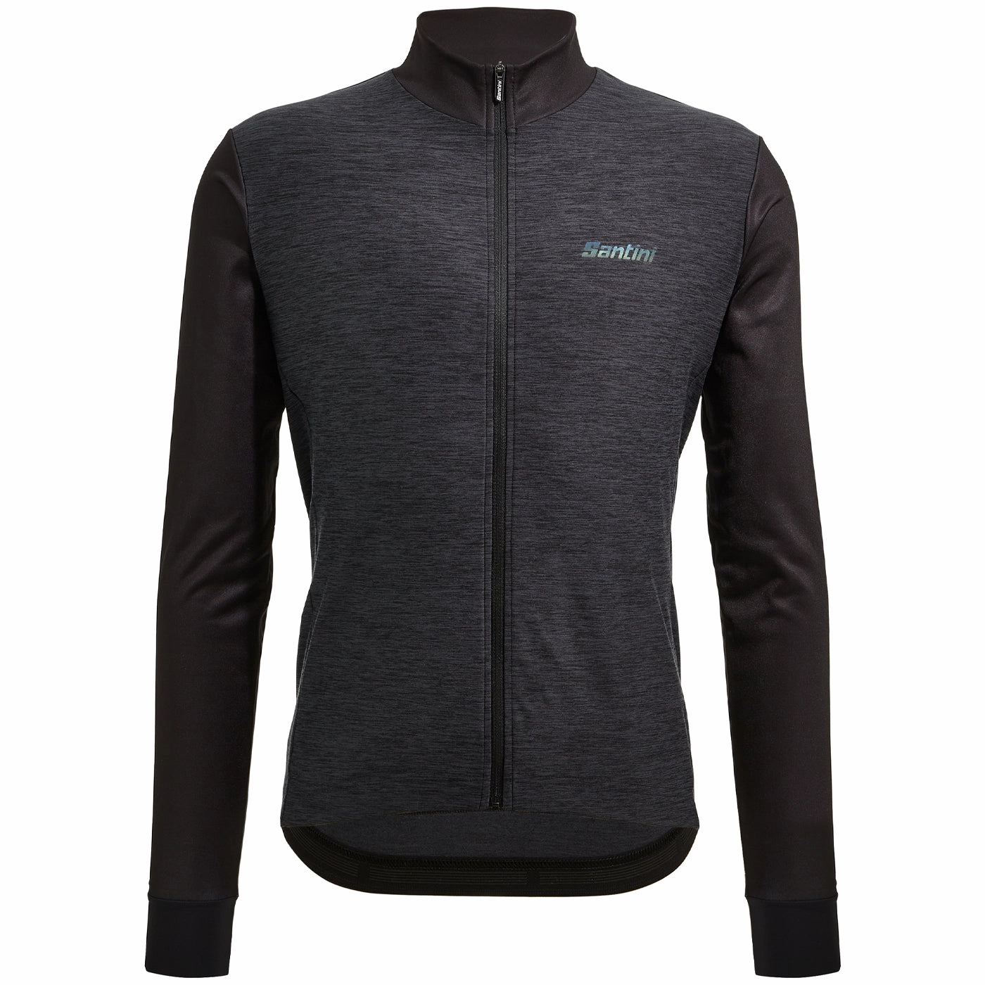 Santini Colore Puro long sleeve jersey - Black