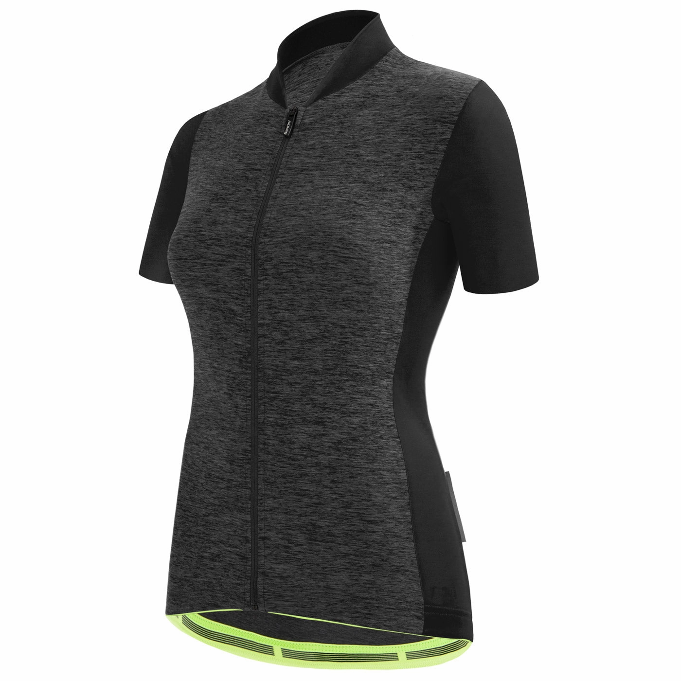 Santini Colore Puro woman jersey - Black 