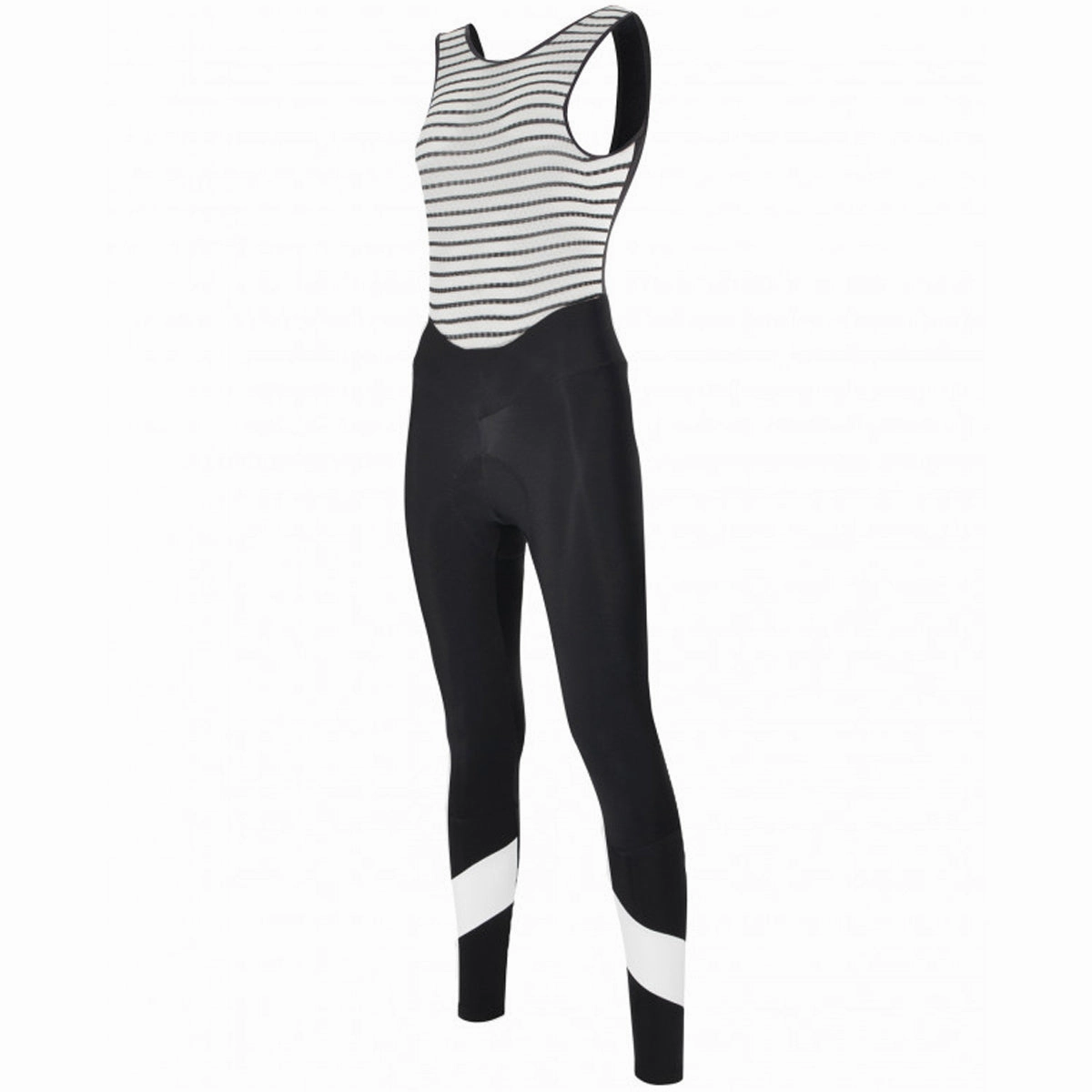 Santini Coral Bengal woman bibtight - Black 