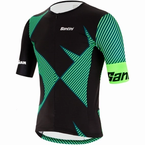 Santini Cupio Ironman jersey - Green