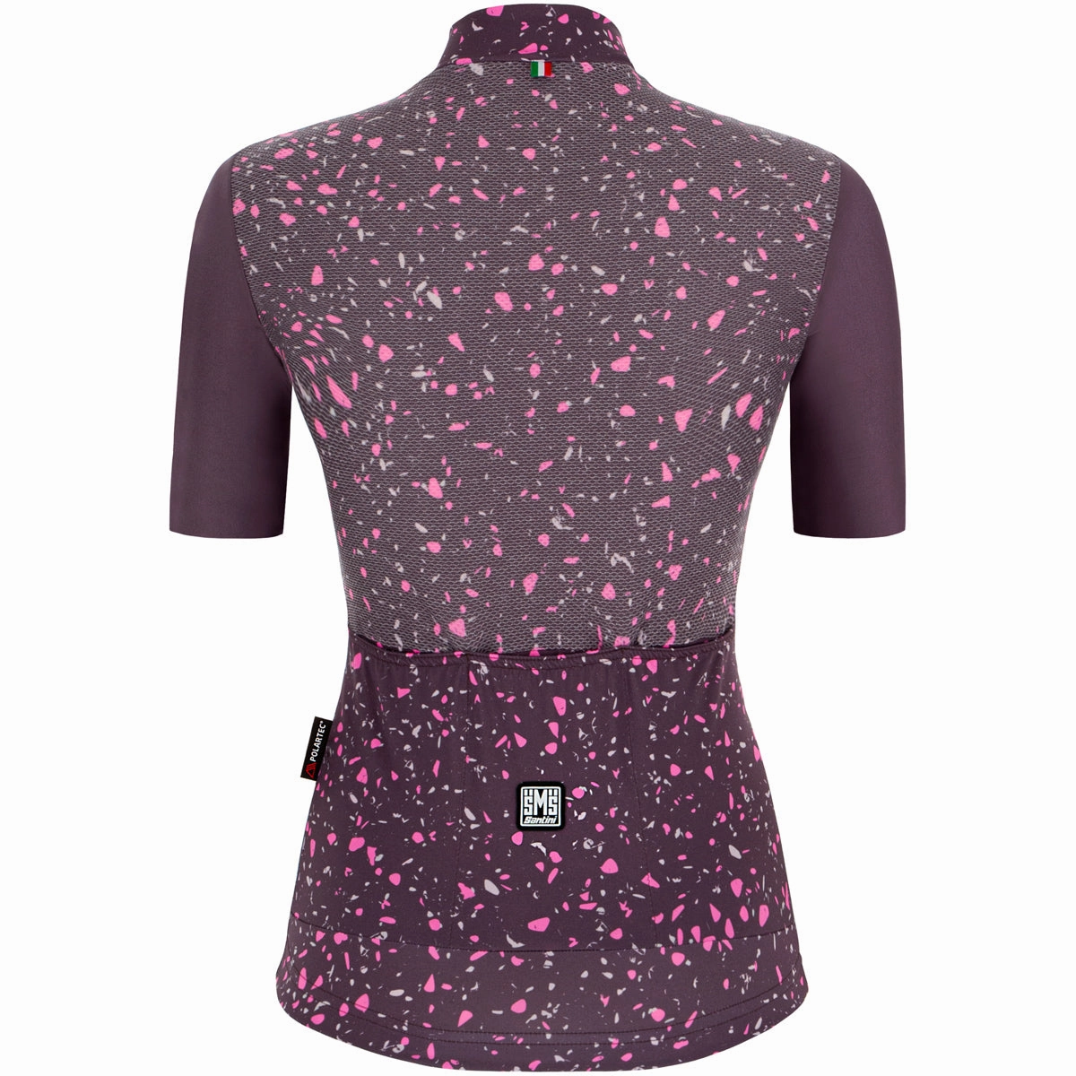 Santini Delta Pietra women jersey - Burgundy