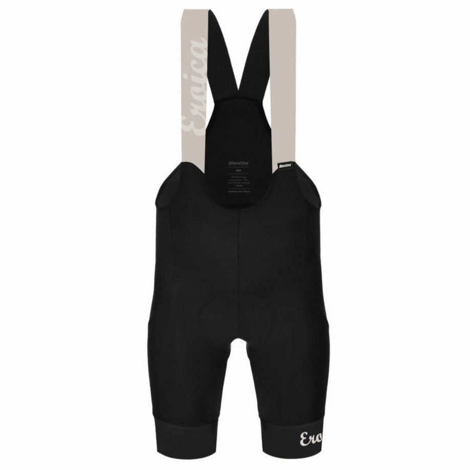Santini Eroica Monte bib shorts - Black