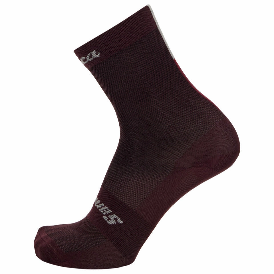 Santini Eroica Quiete socks - Bordeaux