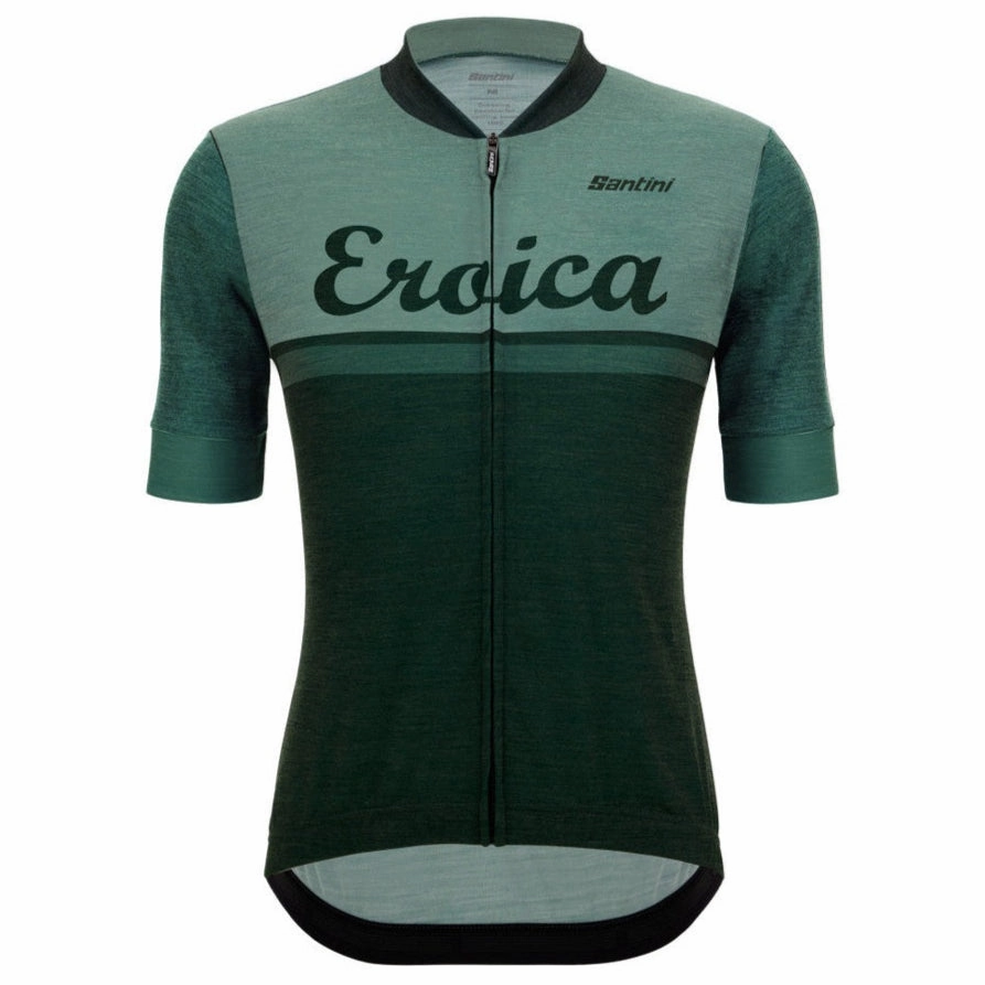 Santini Eroica Valle wool jersey - Green