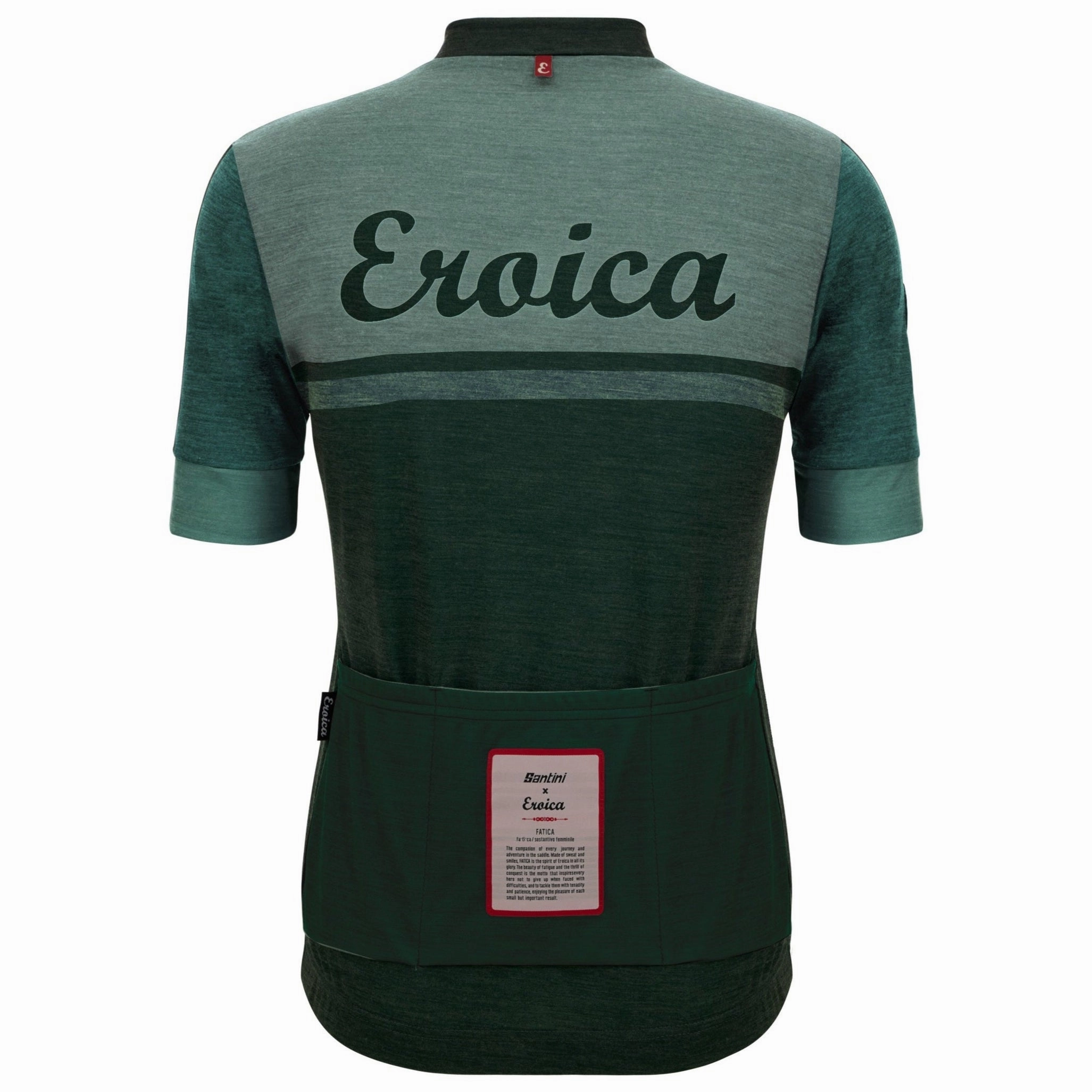 Santini Eroica Valle wool jersey - Green