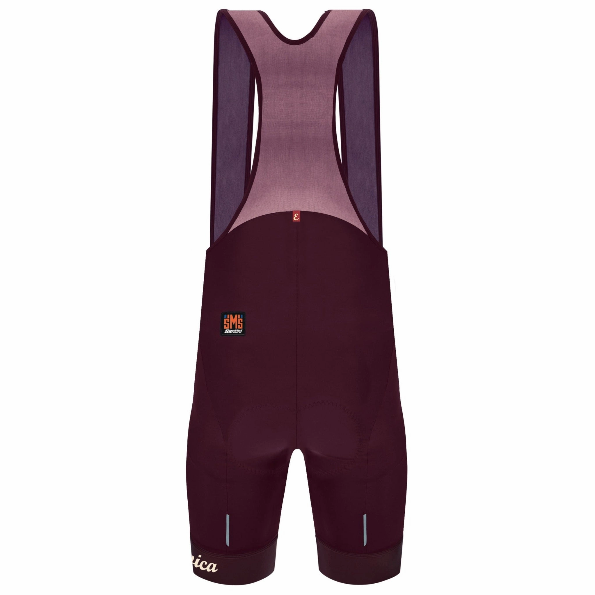 Santini Eroica Vigna bib shorts - Bordeaux