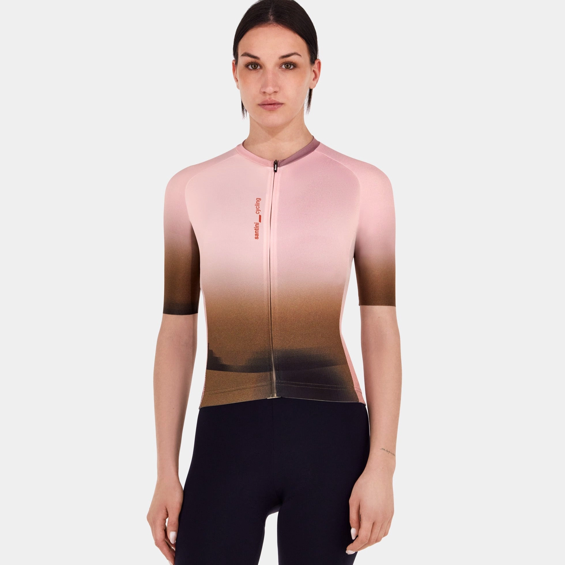 Santini Luce jersey - Rosa Marrone