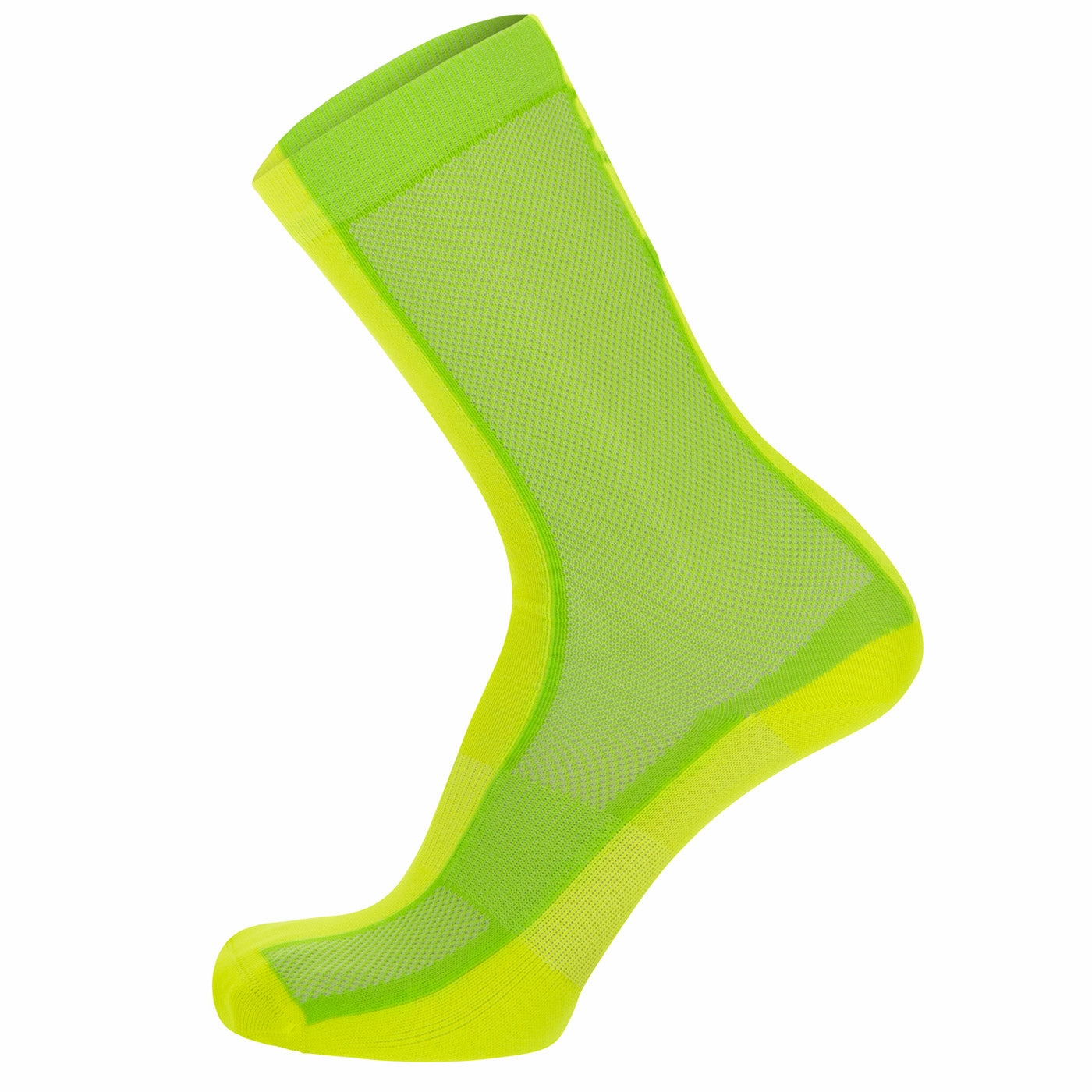 Santini Puro High socks - Green fluo