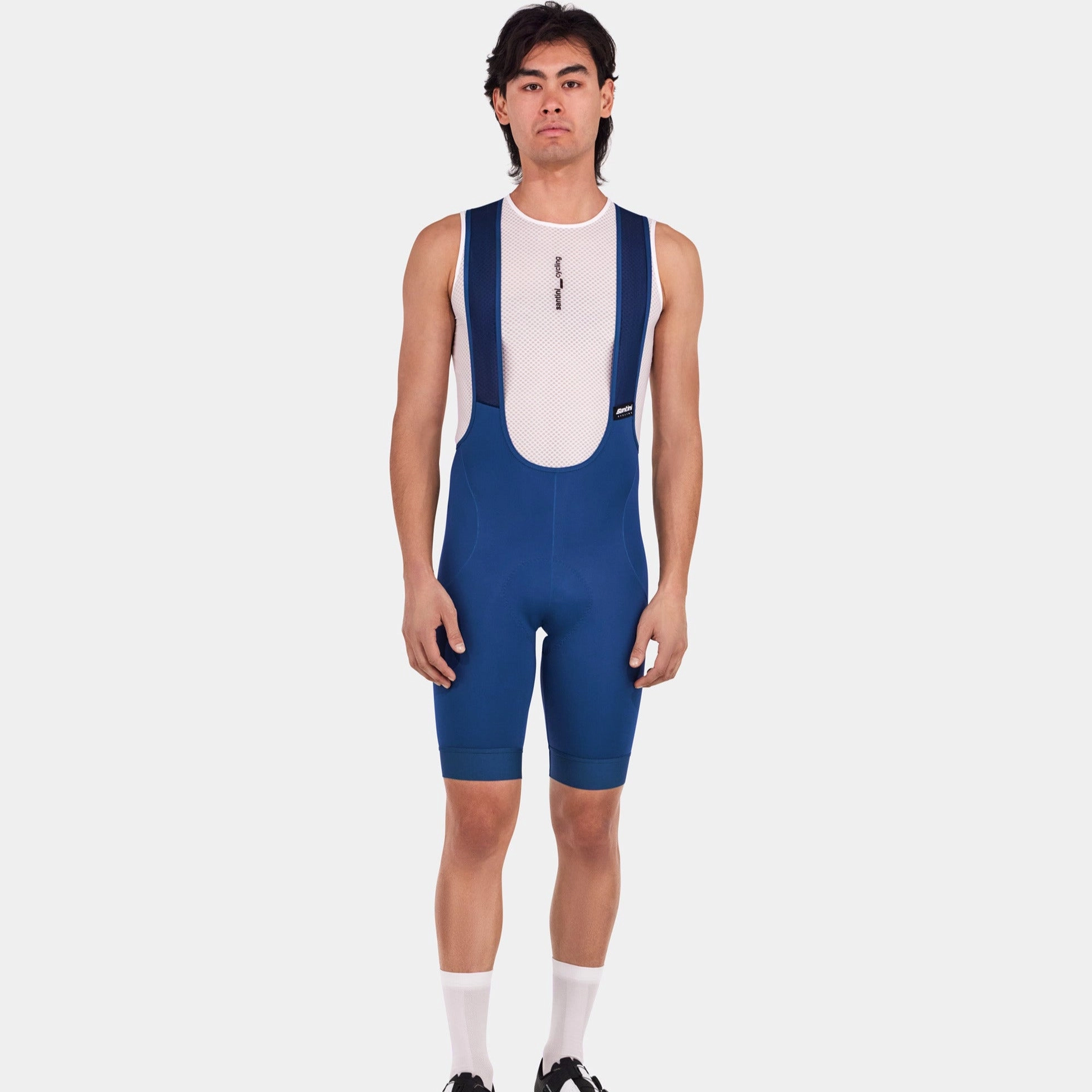 Santini RTR bib short - Blue